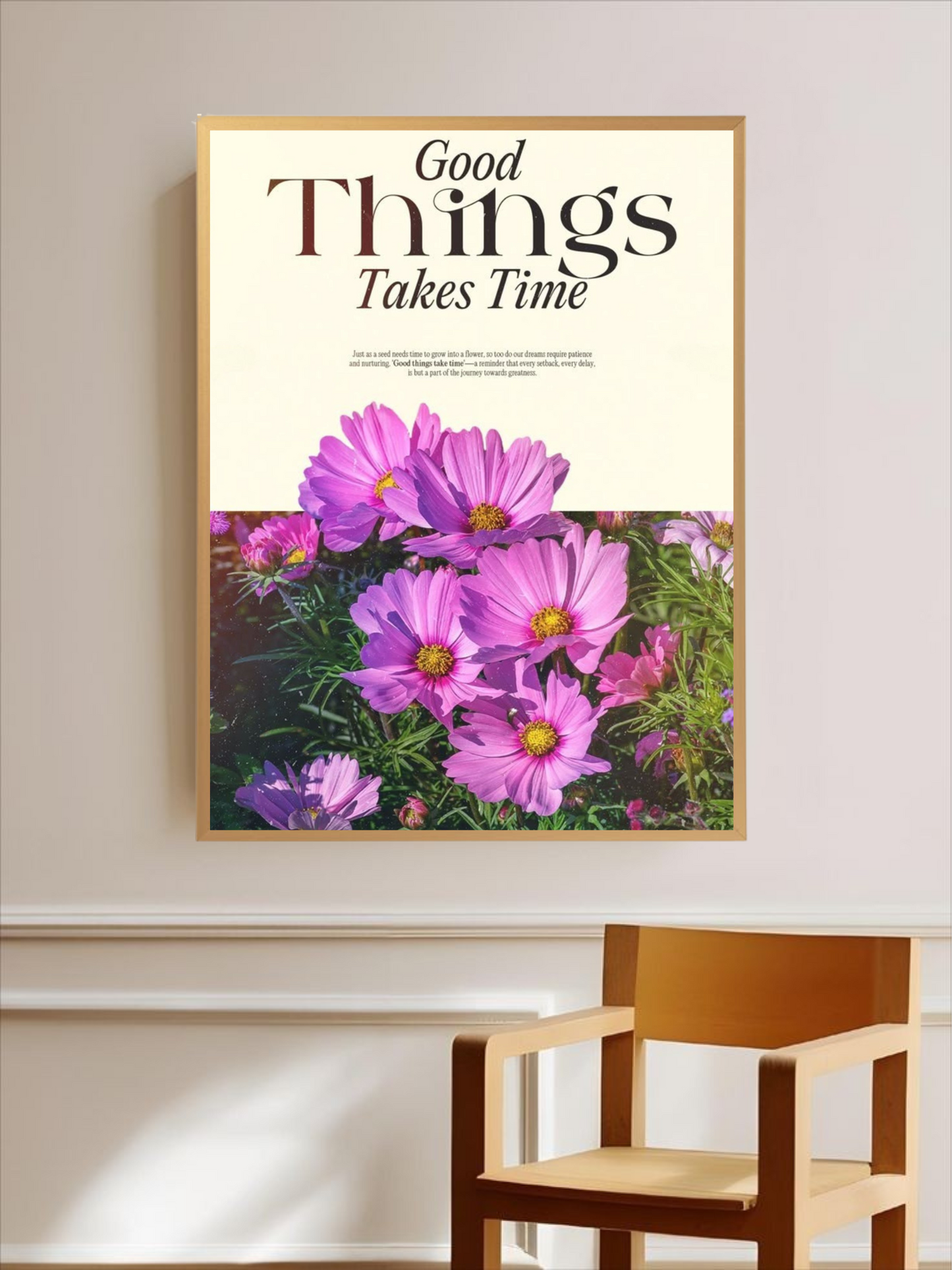 Good Things Take Time