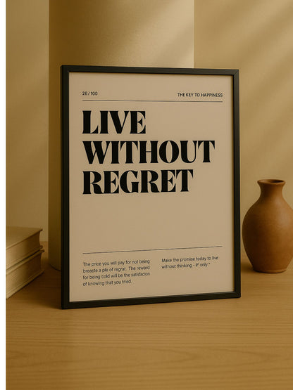 Live Without Regret