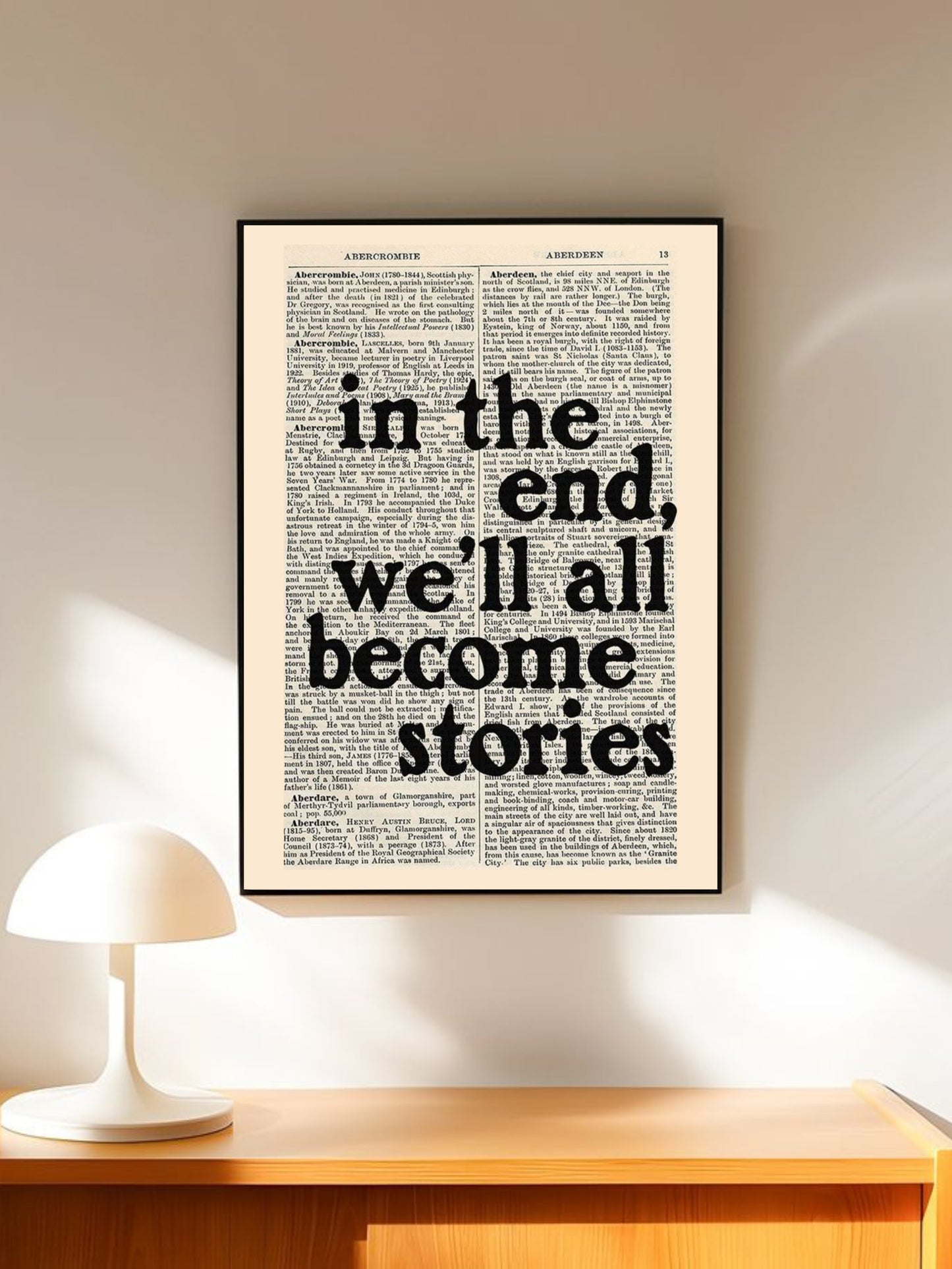 In The End We'll All Become Stories