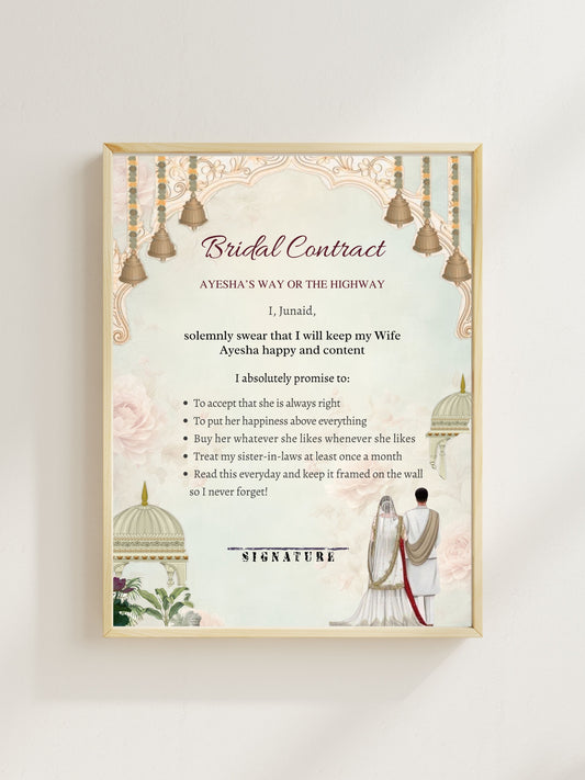 Bridal Contract
