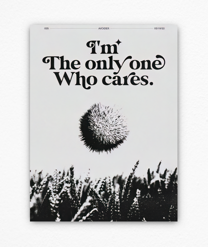 I am the only one who cares